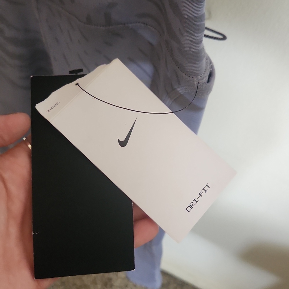 NWT Nike Fast Full Length Dri Fit Run Division High-Rise Leggings Indigo Haze XS - Picture 9 of 13